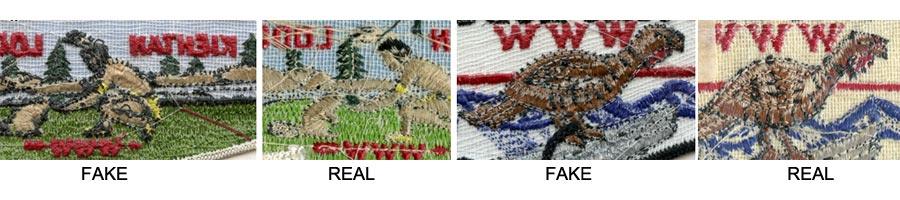 Bates Fake Boy Scout Patches