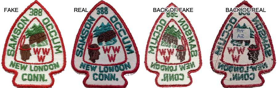identifying bates fake boy scout patches.