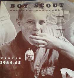 Boy Scout with Carved Slide