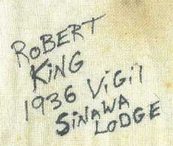 Robert King Vigil Sash