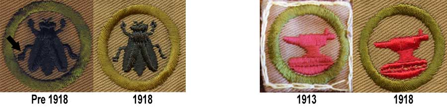 1912-1918 Boy Scout Merit Badges