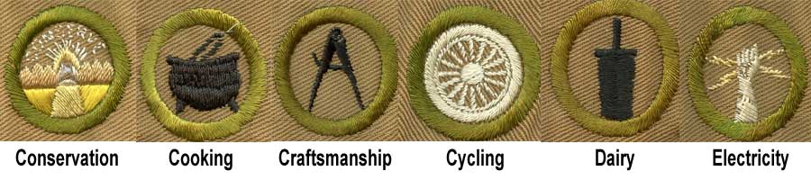 1918 Boy Scout Merit Badges