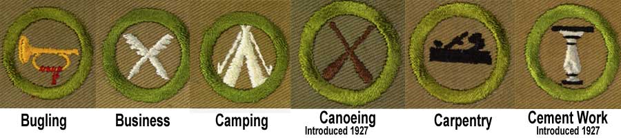 1920 - 1933 Boy Scout Merit Badges